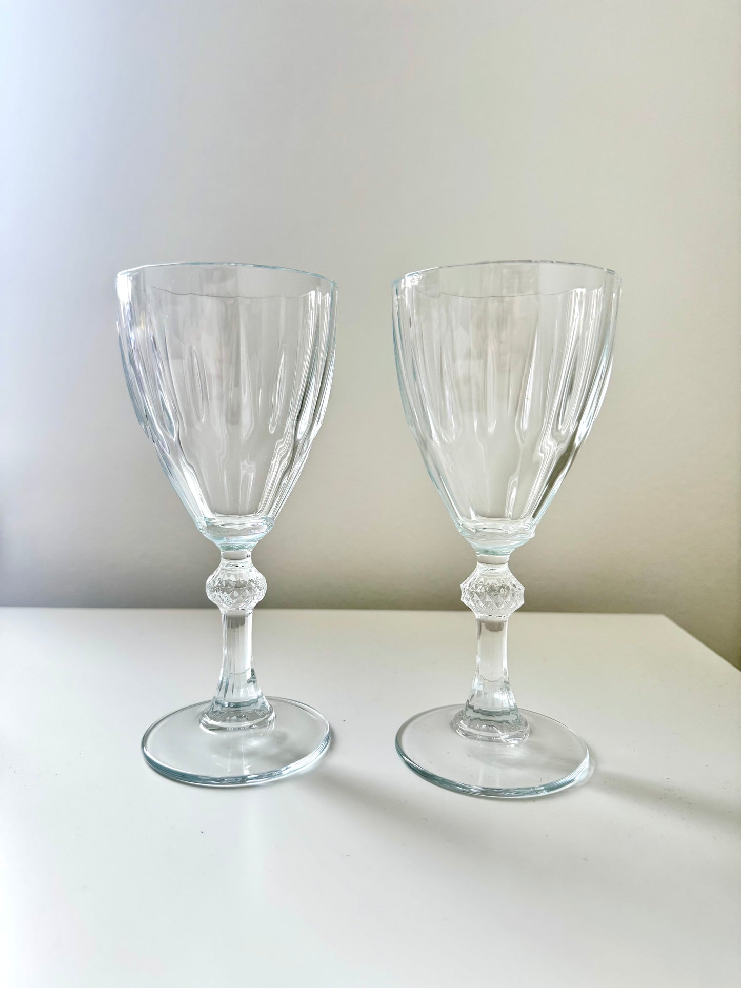 2er Set Weinglas Diamond