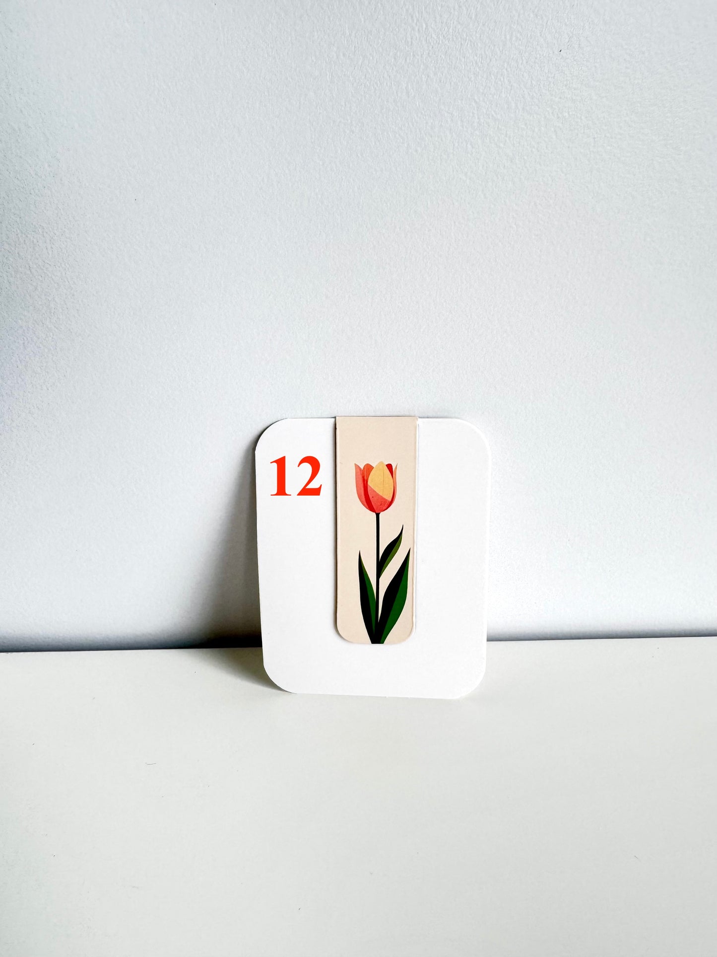 Lesezeichen beidseitig bedruckt und magnetisch