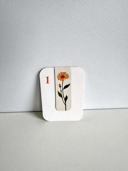 Lesezeichen beidseitig bedruckt und magnetisch