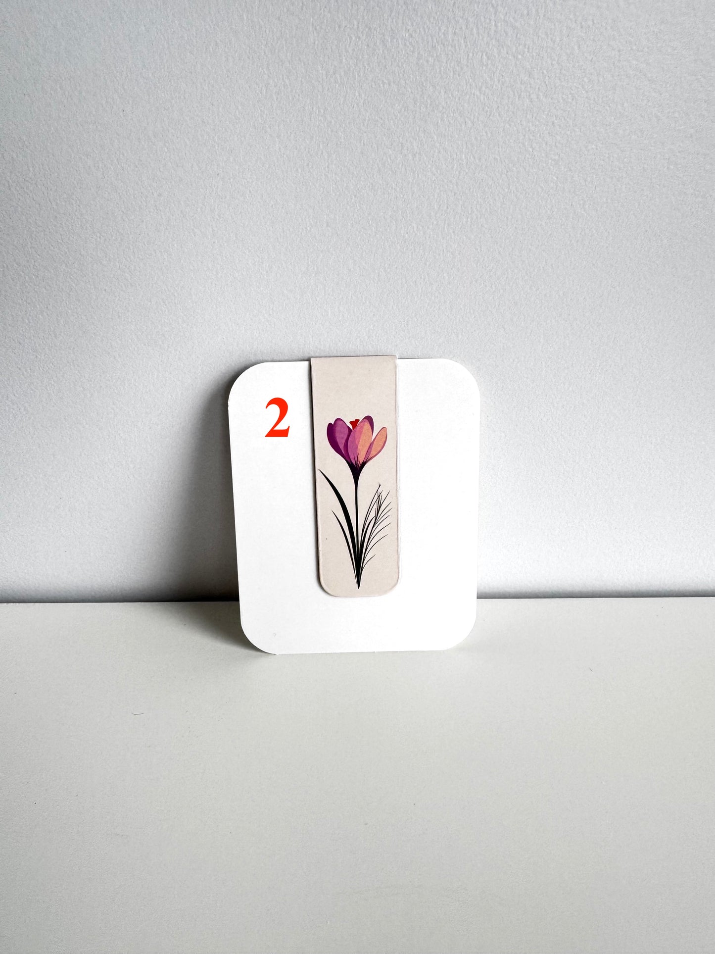 Lesezeichen beidseitig bedruckt und magnetisch