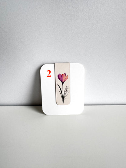 Lesezeichen beidseitig bedruckt und magnetisch