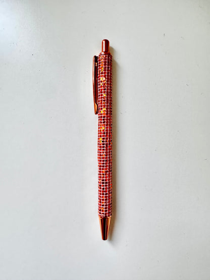 Dekorativer Kugelschreiber – Glitzerdesign