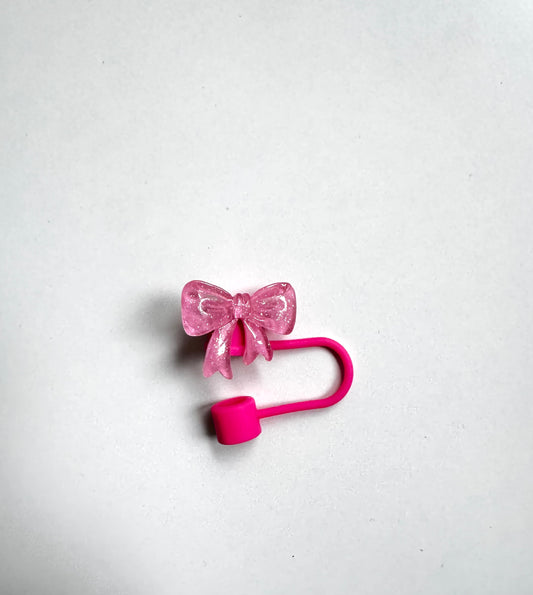 Silikon Strohalm Abdeckung mit Schleifenverschluss 🎀