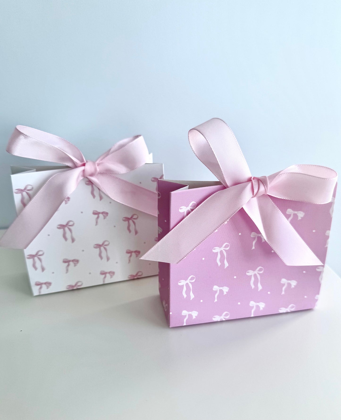 Geschenkbox mit Schleifenmotiv 2er Set